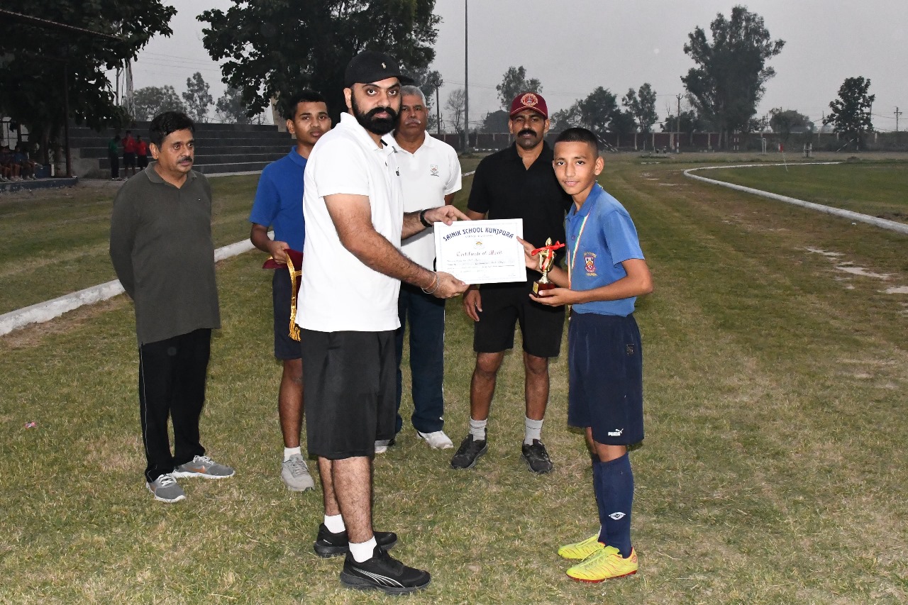 Inter-House Football Championship Holding Houses