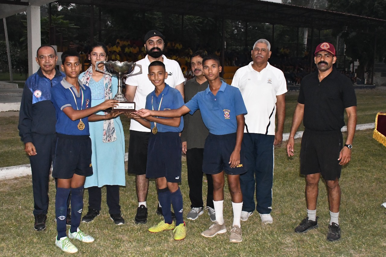Inter-House Football Championship Holding Houses