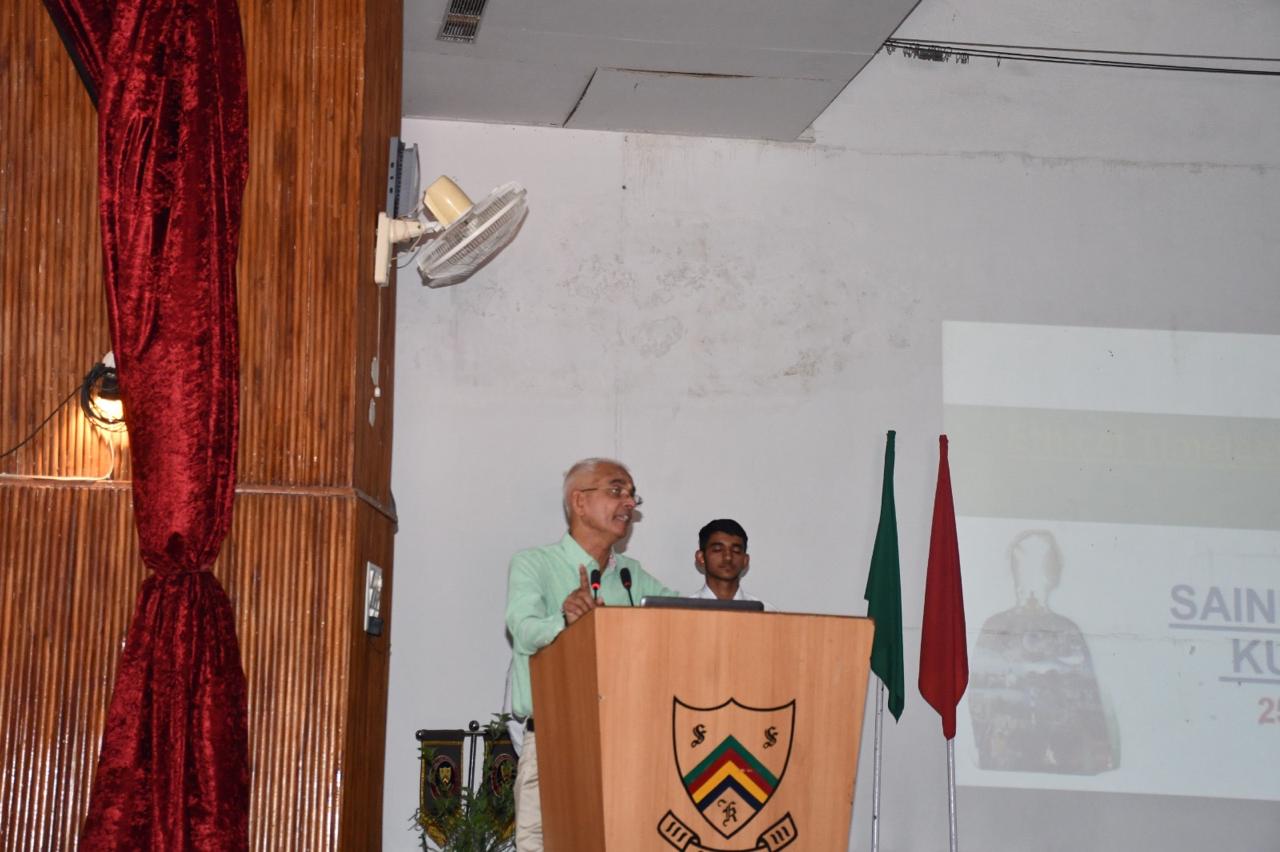 Motivational address by Capt (IN) Davinder Singh Gahlot (Retd)