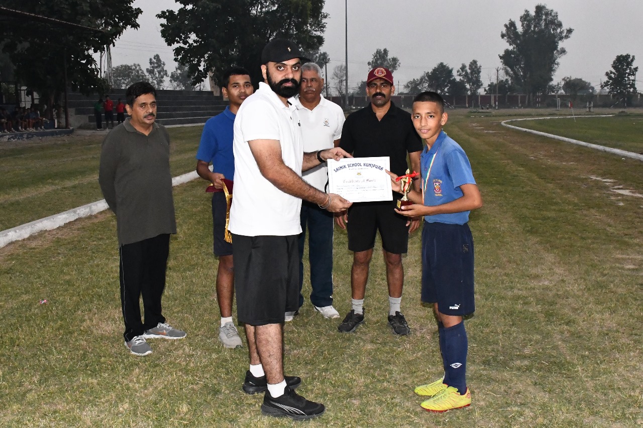 Inter-House Football Championship Holding Houses